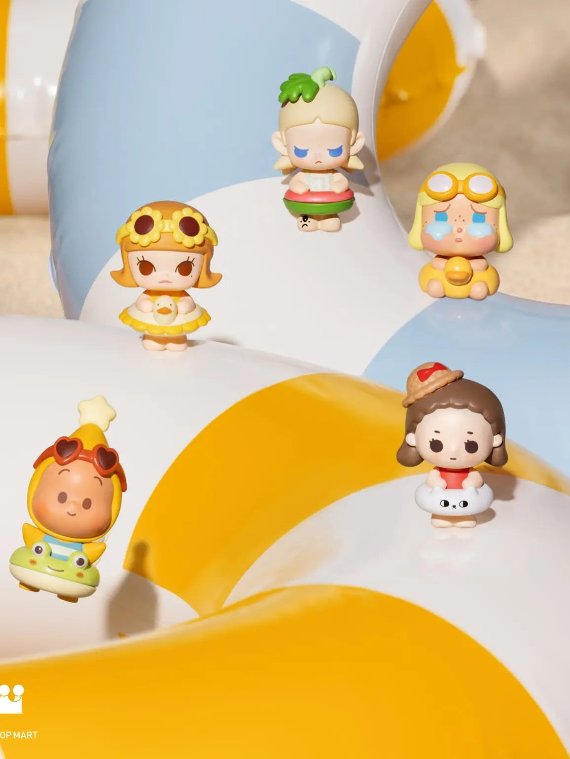 POP BEAN Island Vacation Blind Box Mini Collectible Figures