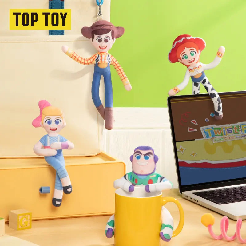 [TOPTOY] Disney Toy Story 5 Twist Fun Series Plush Charm Surprise Bag-Cute & Playful Toy, Desktop Ornament, Birthday Gift Backtoschool