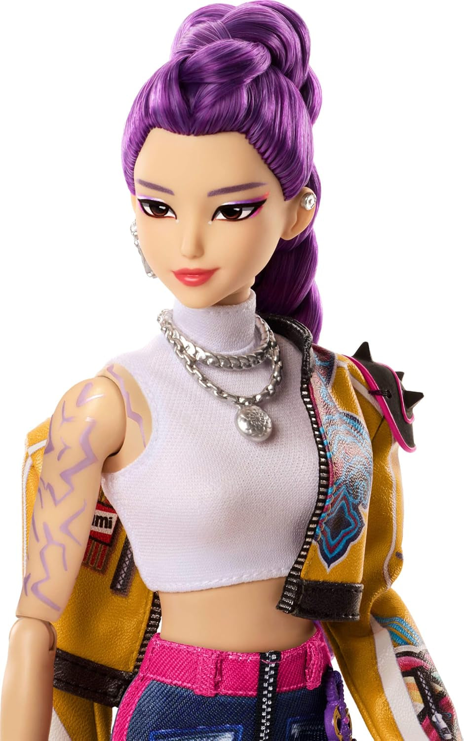 Kpop Demon Hunters HUNTR/X Rumi Fashion Doll | Wearing “How It’S Done” Performance Look, Sword Accessory​​, Inspired by the Movie