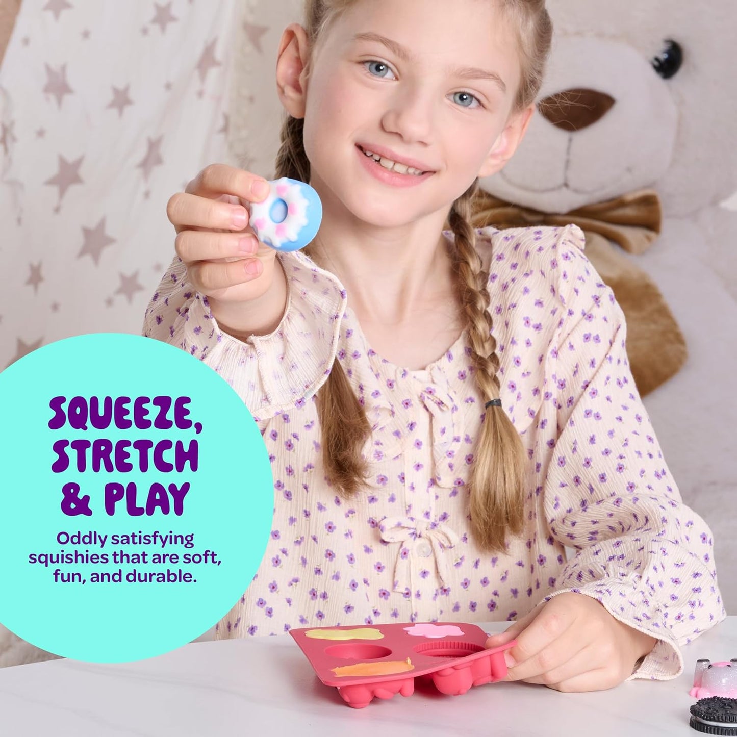 Taba Squishy Making Kit for Kids - Squishies Craft Kits - Gifts for Girls | Kids Crafts - 6 7 8 9 10 11 12 Year Old Girl Birthday Gift - Kids Crafts - Arts and Crafts for Kid for 8-12 - Toys for Girls