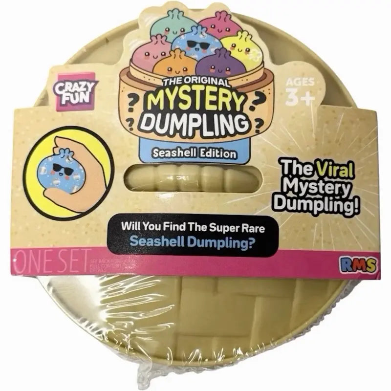 RMS Crazy Fun Mystery Squishy Dumpling Seashell Edition
