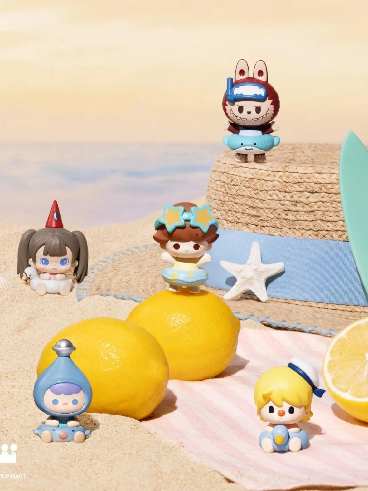 POP BEAN Island Vacation Blind Box Mini Collectible Figures