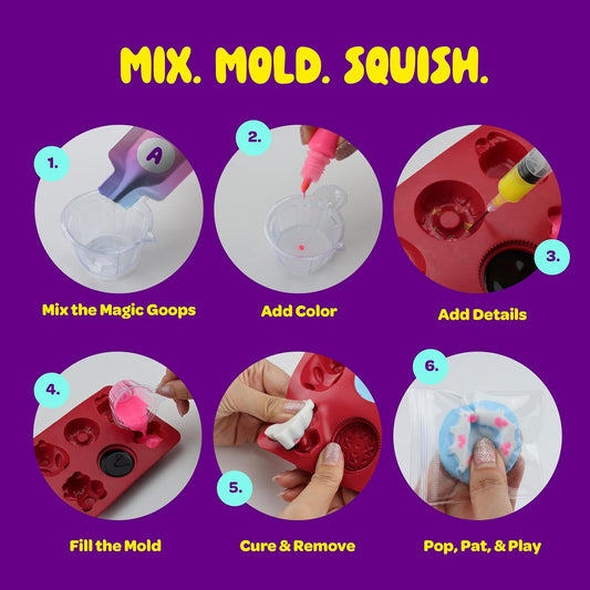 Taba Squishy Making Kit for Kids - Squishies Craft Kits - Gifts for Girls | Kids Crafts - 6 7 8 9 10 11 12 Year Old Girl Birthday Gift - Kids Crafts - Arts and Crafts for Kid for 8-12 - Toys for Girls